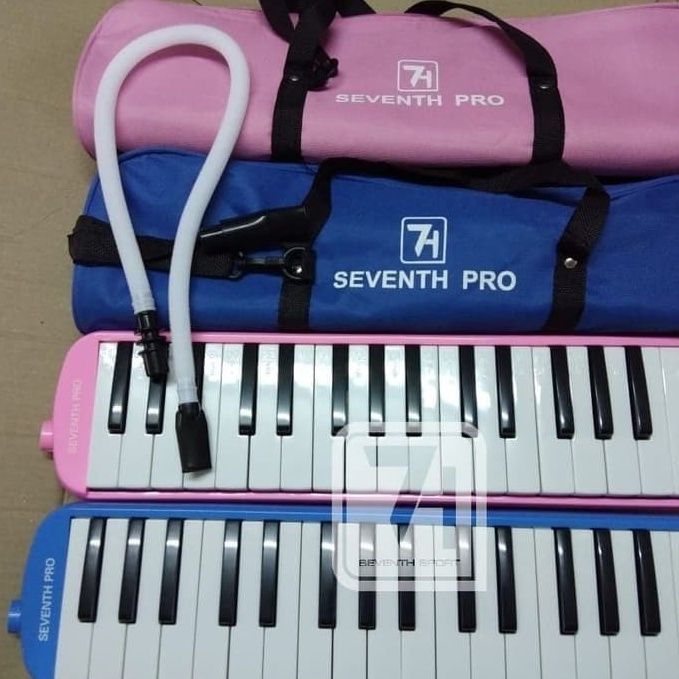 GYY423 BEST SELLER PIANIKA KAIN TAS SEVENTH PROVICTORIA MURAH BIRU DAN PINK TOMBOL DOREMI