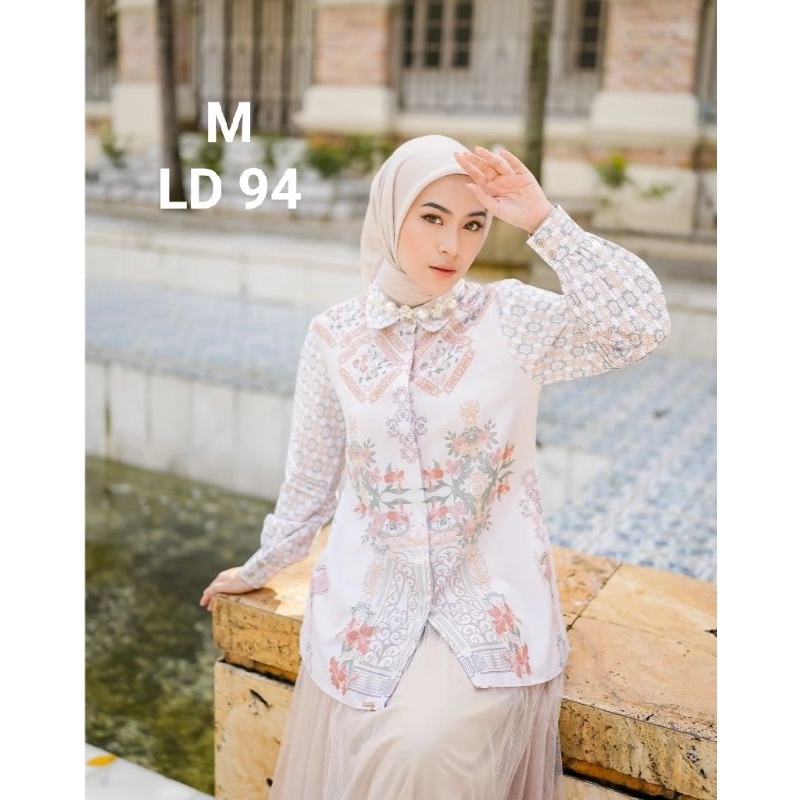 Maison Blouse | Zysku Xena | Blus Kemeja Atasan Wanita Lengan Panjang