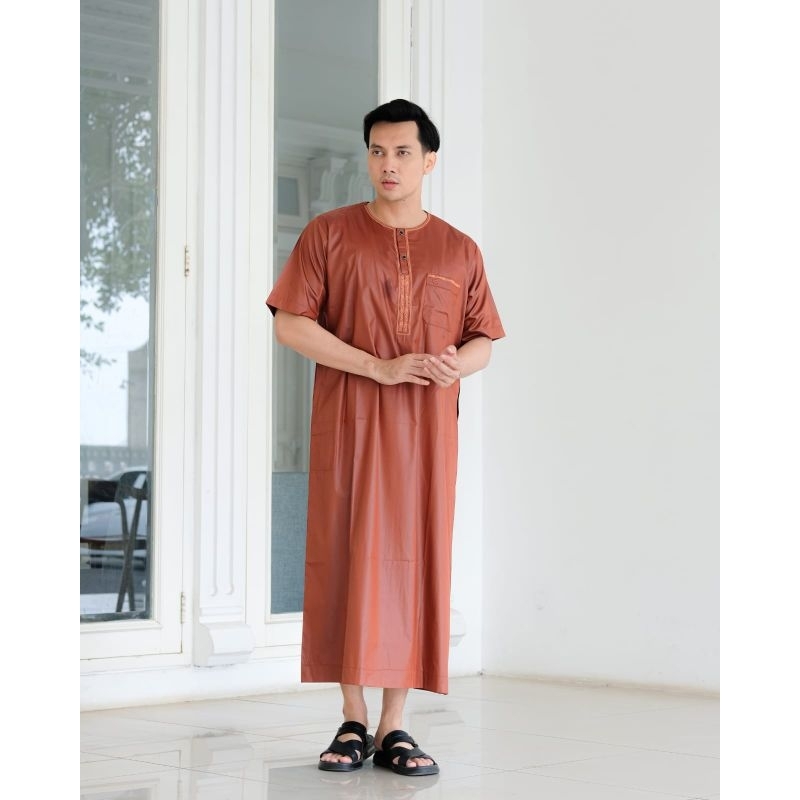 JUBAH DEWASA LENGAN PENDEK BY ILNAAF AL KAUTSAR / GAMIS PRIA / GAMIS LENGAN PENDEK BEST SELLER
