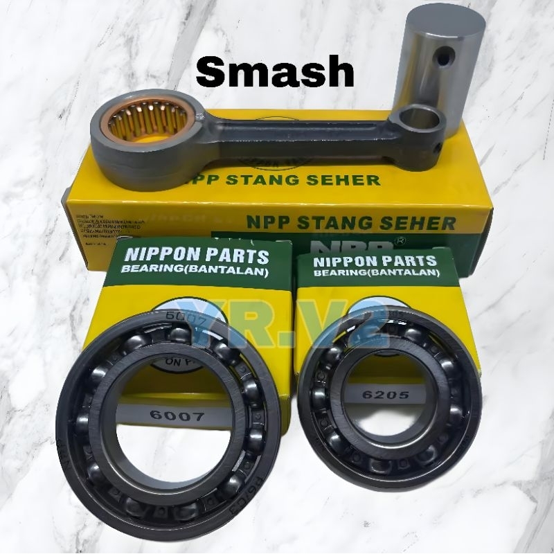Stang Seher Conrod Smash/Smash New Shogun 110 Plus Bearing Kruk As Ori Npp
