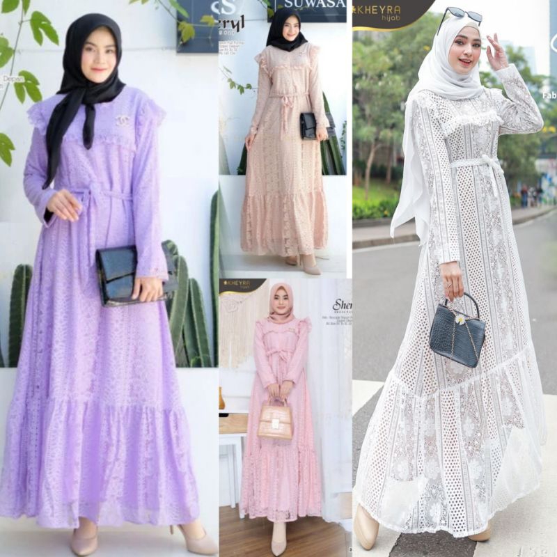 SHERYL DRESS TILE SHERYL DRESS TUNANGAN DRESS LEBARAN