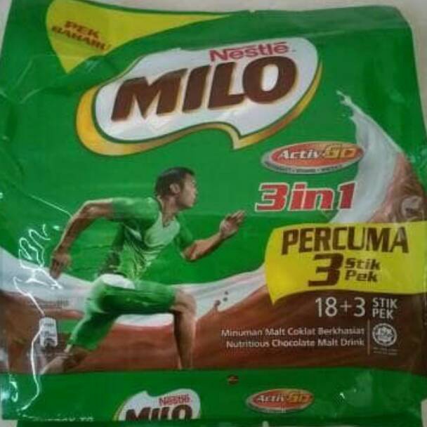 

FKA677 Dijamin Ori Milo Nestle sachet 3 in 1 isi 18 sachets Malaysia