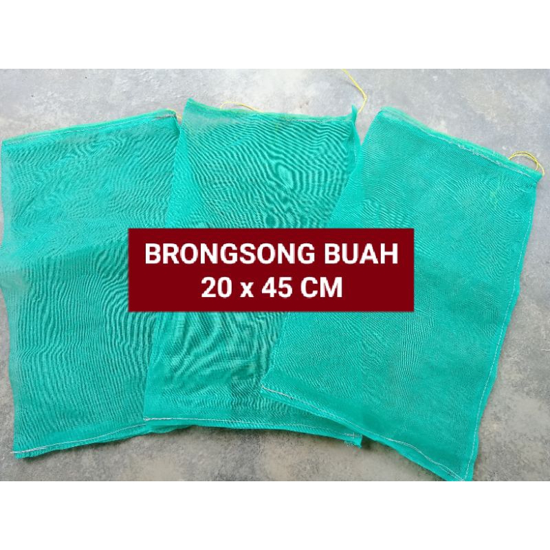 10 Karung Brongsong Mangga 20x45 / Brongsong Kelengkeng / Brongsong Jambu