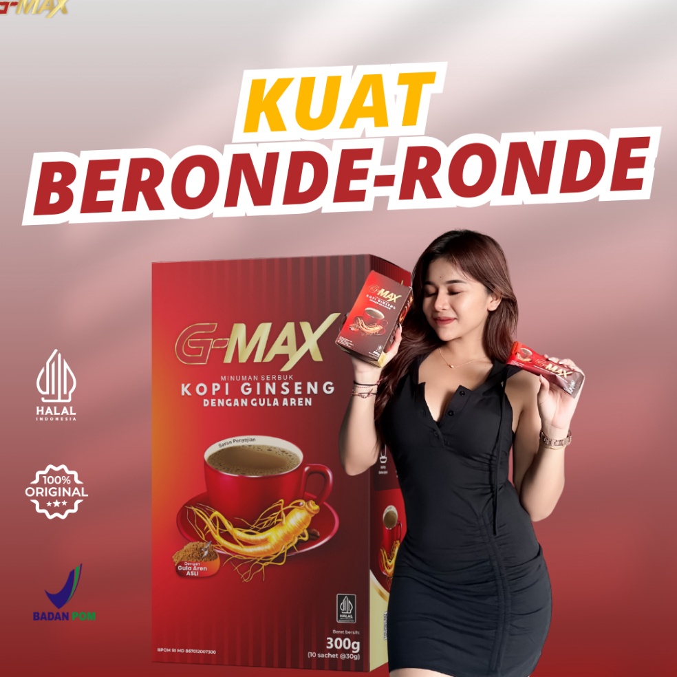 

FDB232 88 KOPI G max Original penambah stamina lebih lama Gmax kopi ginseng golo