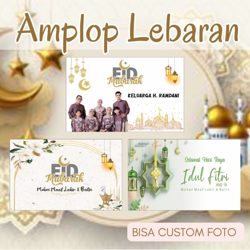 

Amplop Lebaran Foto 50pcs 11cm x 7cm -Amplop Lebaran-Bisa direkatkan dengan dioleskan sedikit air