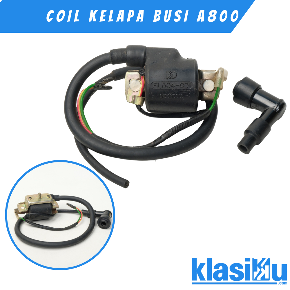 Coil Koil Cdi  Kepala Busi Honda Astrea 800 FL504 Original Kgd Lost Pack