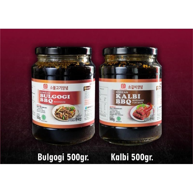 

Saus Korean JINSUNG BULGOGI BBQ dan KALBI BBQ 500gr