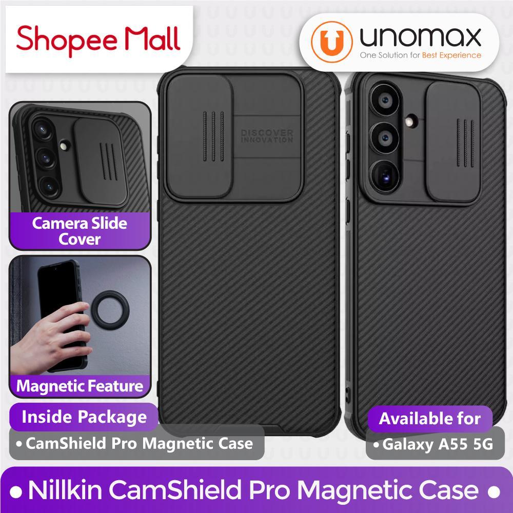 Case Samsung Galaxy A55 5G Nillkin CamShield Pro Magnetic MagSafe Camera Cover Slide Casing