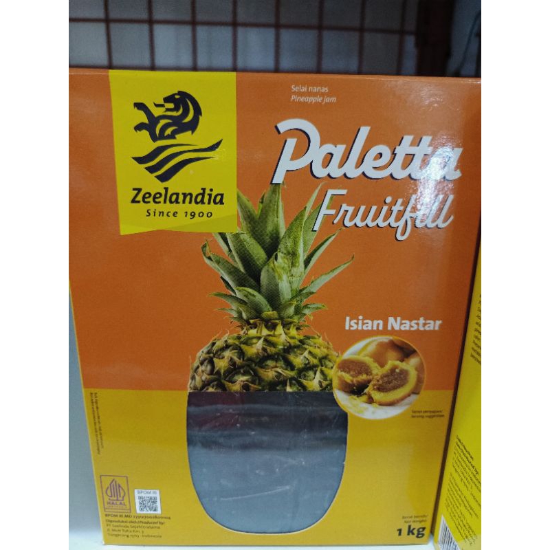 

Zeelandia Paletta Fruitfuil Selai Nastar / Donny / Selai Nanas Isian Nastar 1Kg - FasyAnita Mart Denpasar