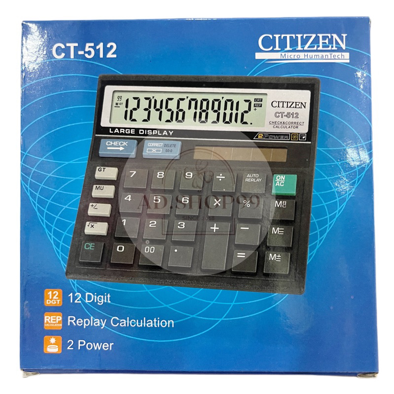 

KALKULATOR CT 512 DAGANG MEJA Kalkulator 12 digit CITIZEN 512 murah kalkulator bakul kalkulator hitung kalkulator besar citizen ct-512 ct 512 kalkulator check kalkulator cek ulang jualan