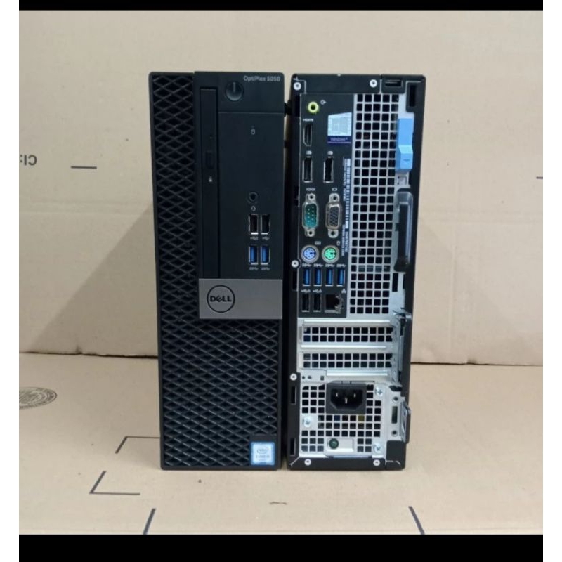 COMPUTER 1 SET MEREK DELL .PC DELL 7050/5050 DESTOP .MONITOR LED DELL 19 INCH DAN KEYBOARD MOUSE MUR