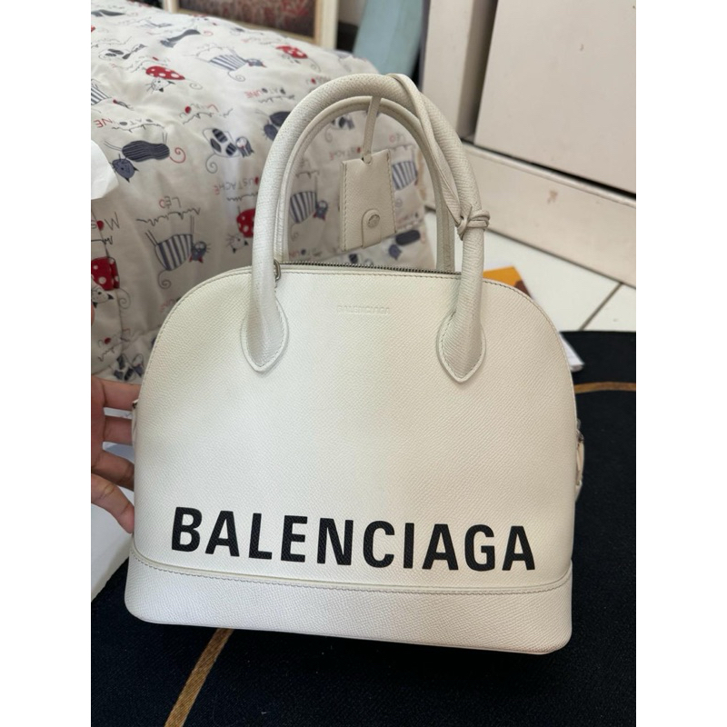 Tas Balenciaga Type Ville Top Handle S A 9060 White Colour Original 100% Struk Pembelian store Balen
