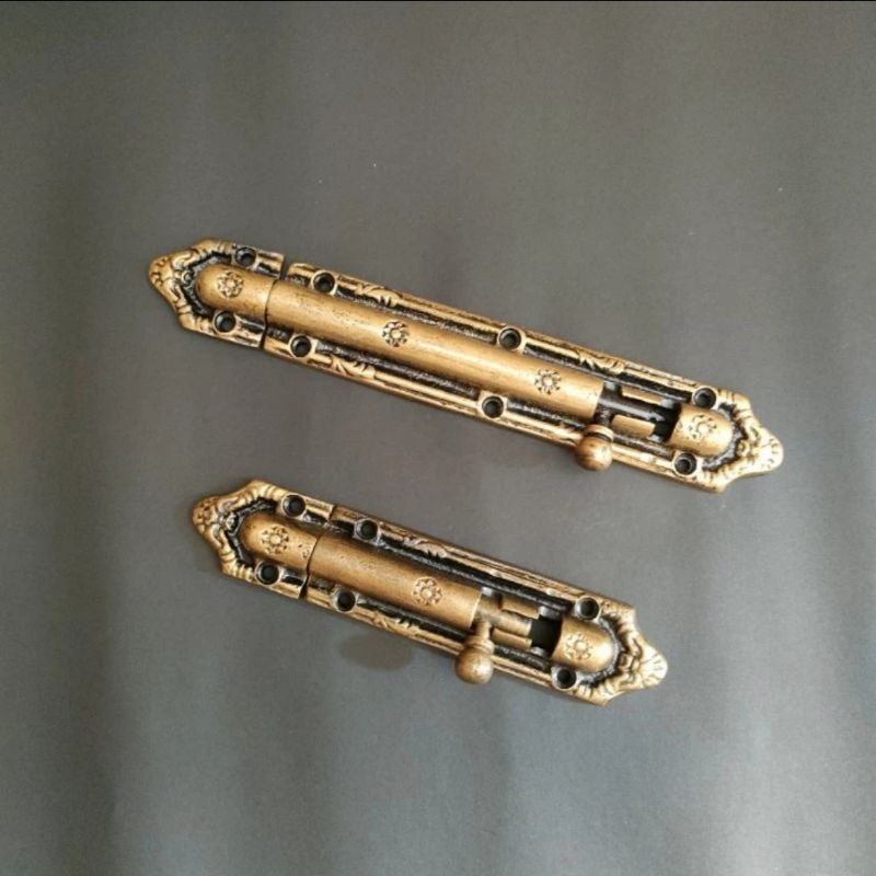 Terlaris - Grendel Pintu / Grendel Jendela / Gembok Pintu Rumah Motif