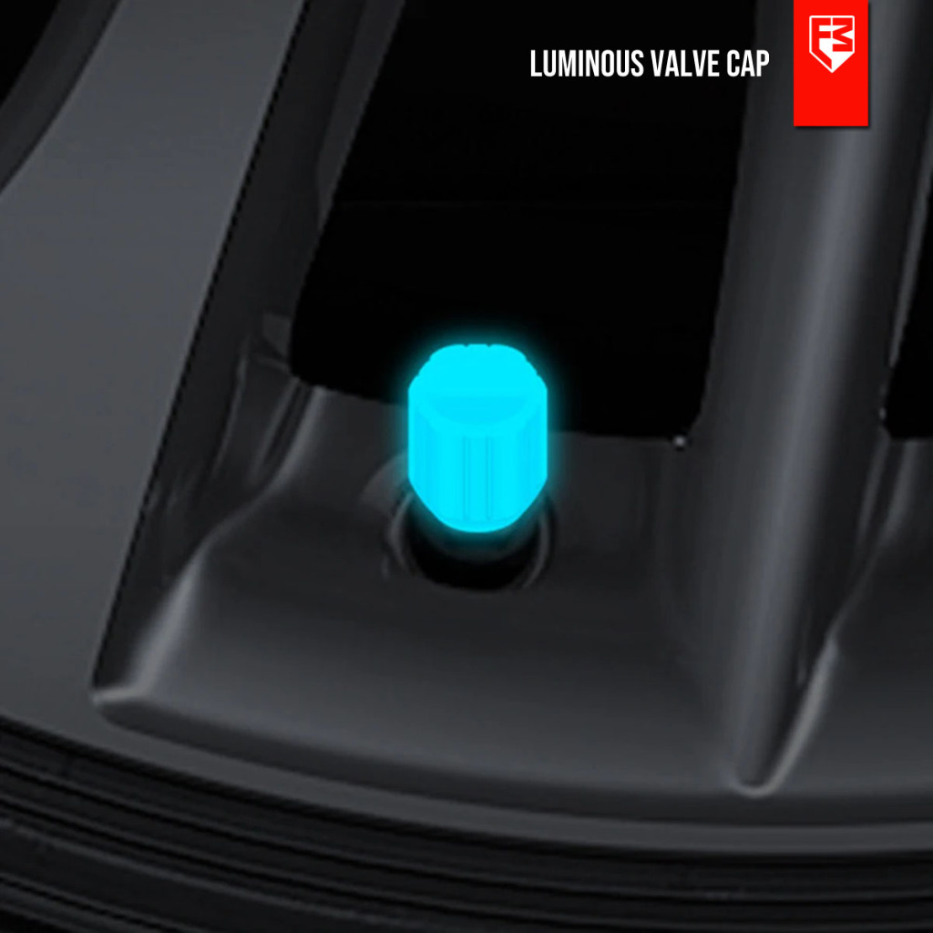 Tutup Pentil Ban Motor Mobil Glow In The Dark Blue nmax vario