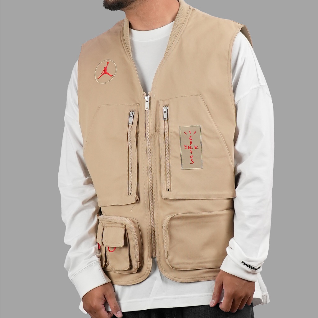 Travis Scott X Jordan Utility Vest Khaki