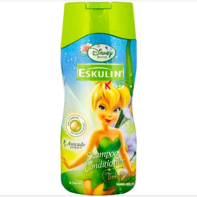 Eskulin Kids Disney Shampoo & Conditioner avocado tinber bell 100ml