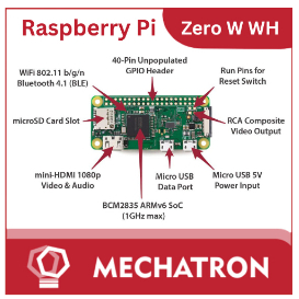 Raspberry Pi Zero W Wifi Bluetooth RPI Raspi IOT