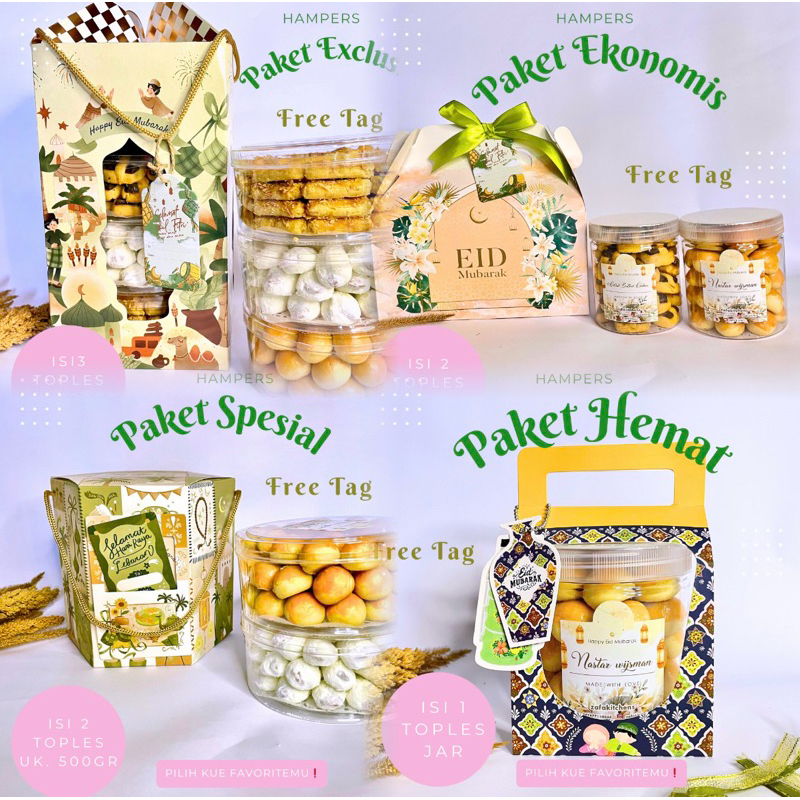 

BEST SALE HAMPERS KUE LEBARAN FREE TAG