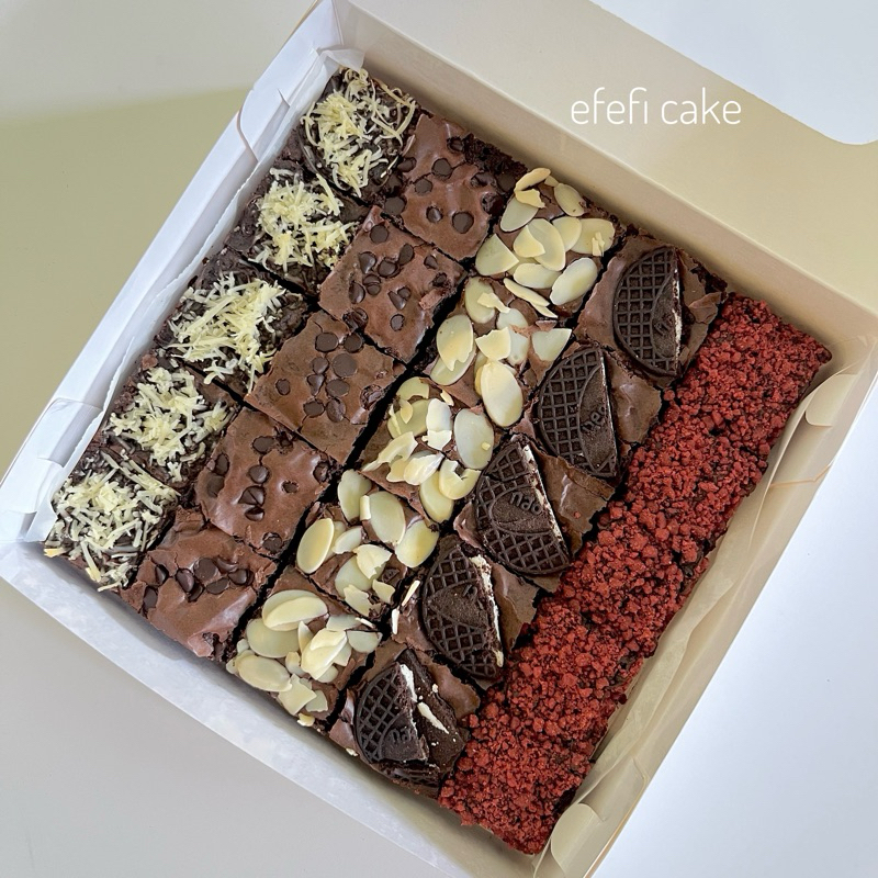

Fudgy Brownies Panggang 20x20cm