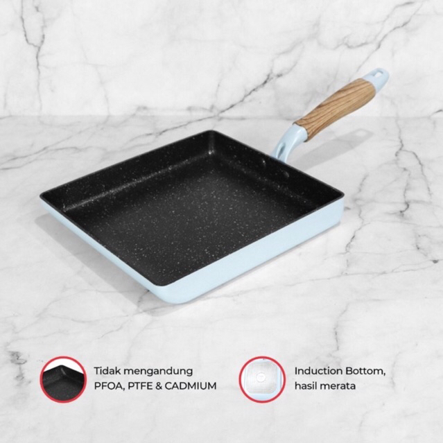 Tamagoyaki Pan 20 cm Color Series Cypruz FP-0737
