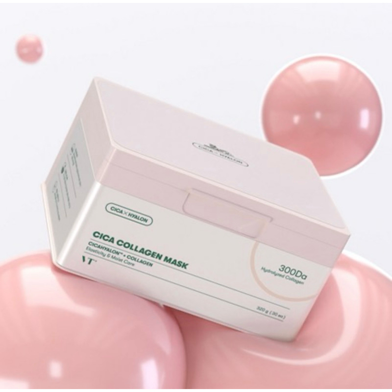 PRE ORDER VT CICA COLLAGEN MASK 30pcs VT COSMETICS CICAHYALON