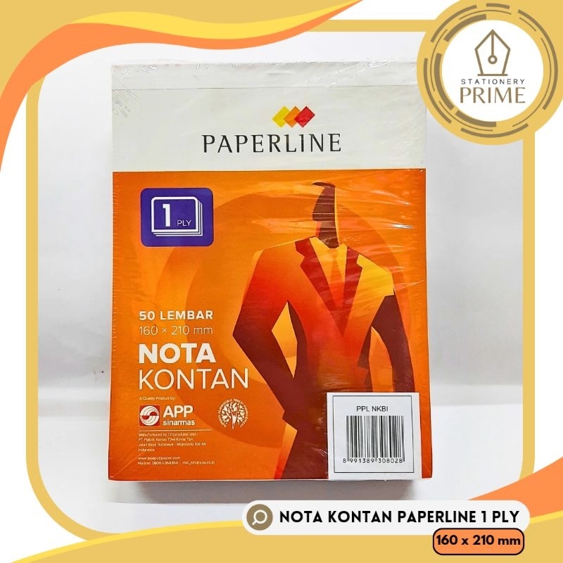 

Nota Kontan / Bon Besar 1 Ply 1 Rangkap Paperline (1 Pack isi 10 buku)