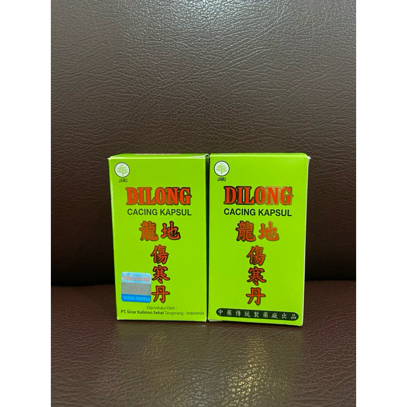 DILONG/ Kapsul Cacing / Dilong isi 60 kapsul - Obat Deman,Tipes