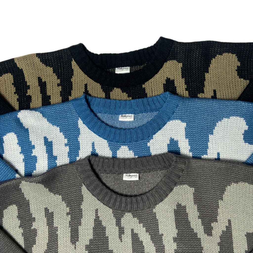 MIKYOUNG - SWEATER RAJUT COWO CEWE UNISEX RAYI