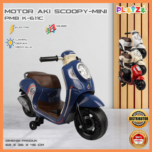 Motor aki anak Scoopy mini PMB K 611 C Tolobike