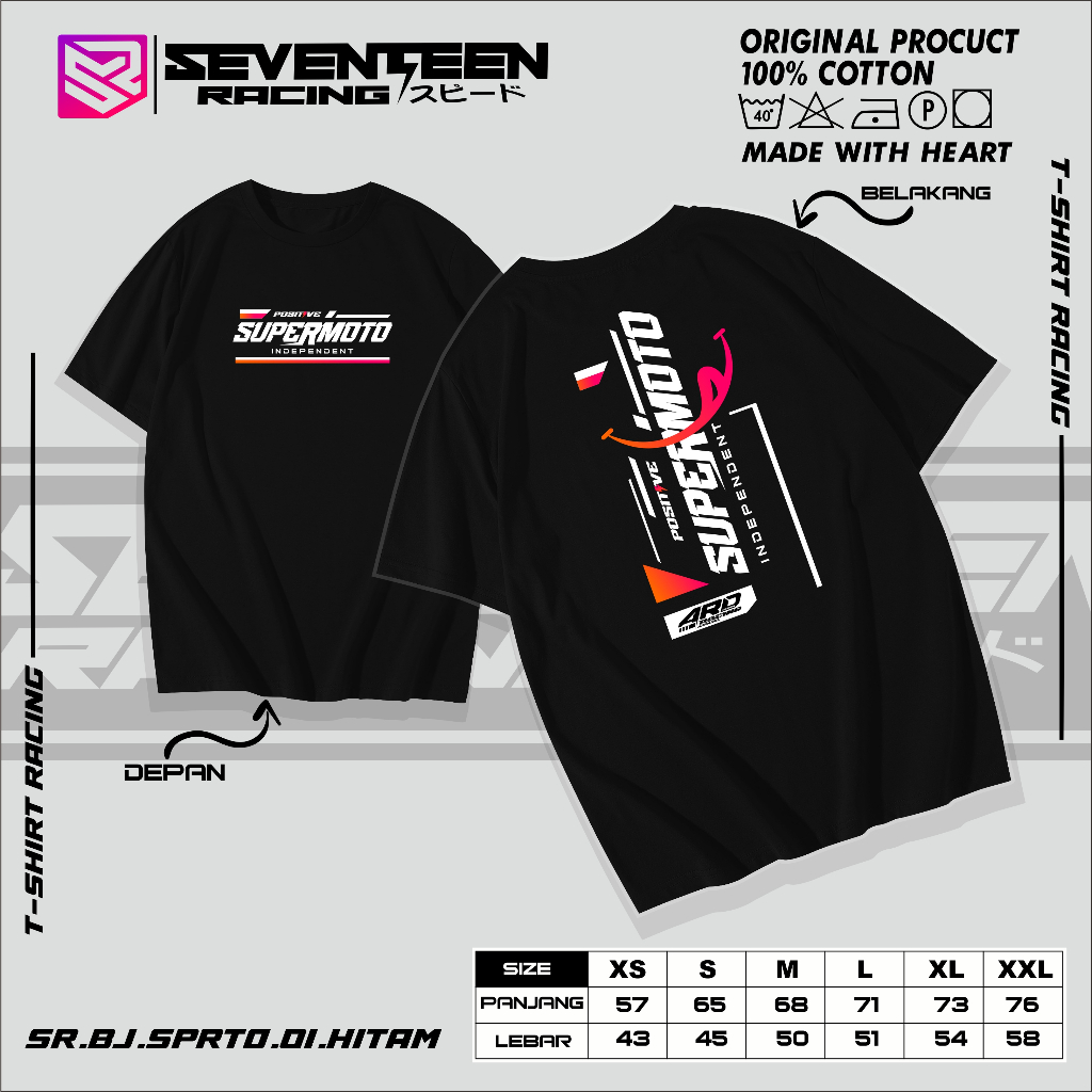 Baju Kaos SUPERMOTO INDEPENDENT - Baju SUPERMOTO INDEPENDENT