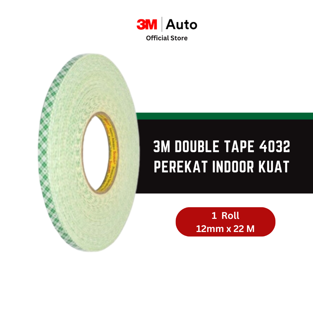 

3M Scotch Double Tape 4032 Mounting Tape Urethane Foam 12mm x 22m