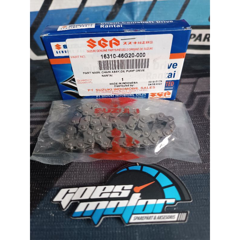 RANTAI POMPA OLI SPIN125 /SKYWAVE /SKYDRIVE /HAYATE  16310-46G20 ORIGINAL SGP