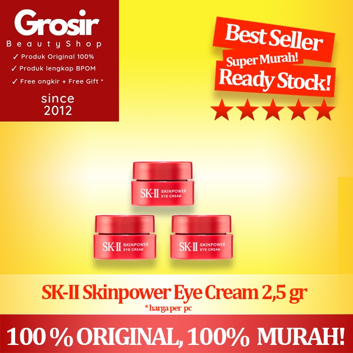 ORI + SUPERSALE!! SK-II RNA Eye Cream 2.5 Gr Skinpower Eye Cream 2,5 gr