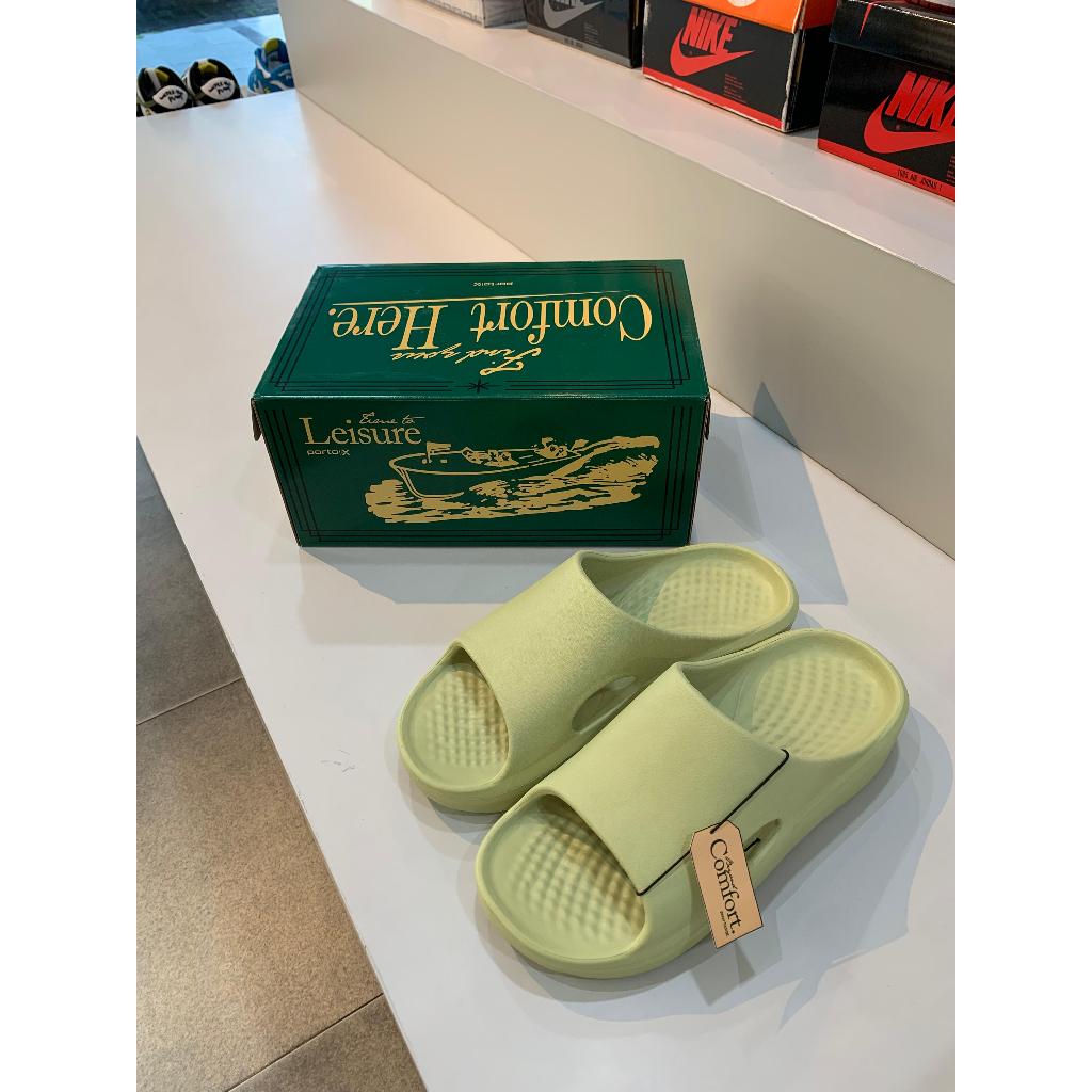 Porto X Sandals Sendal Alas Kaki - Verner Pistachio Slides