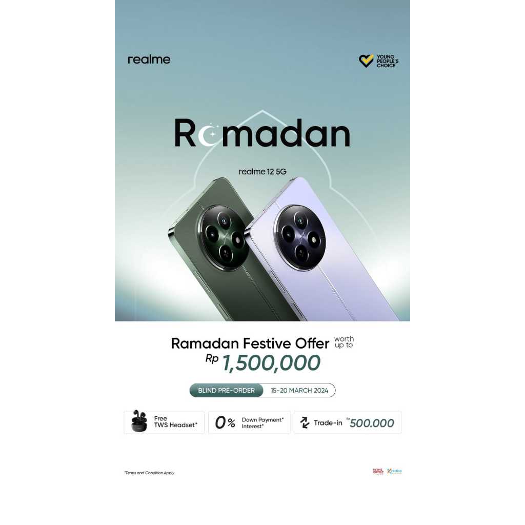 Realme 12 5G 8GB+8GB*|256GB 108MP Camera 6.72 FHD+ LCD Garansi Resmi-4