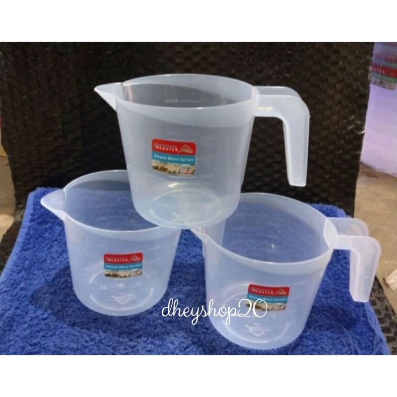 gelas ukur elaxhis 500ml / takaran air / gelas takar 500ml