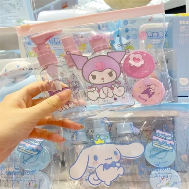 Bottle Travel Kit Sanrio Miniso Original Botol Kuromi Cinnamoroll