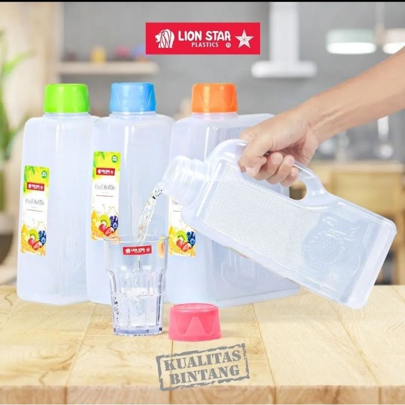 Botol Lion Star 2 Liter / Botol Kulkas 2 Liter / Botol 2 Liter Lion Star