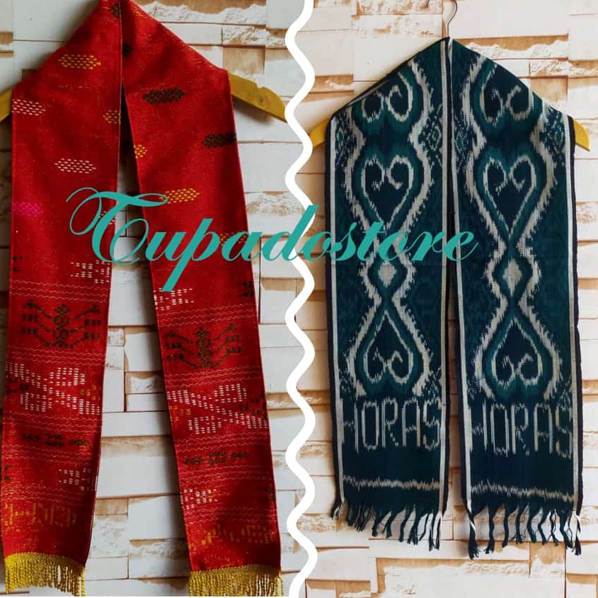 PROMO MURAH Stola  syal  selendang  stola ulos batak  stola tenun jepara Horas