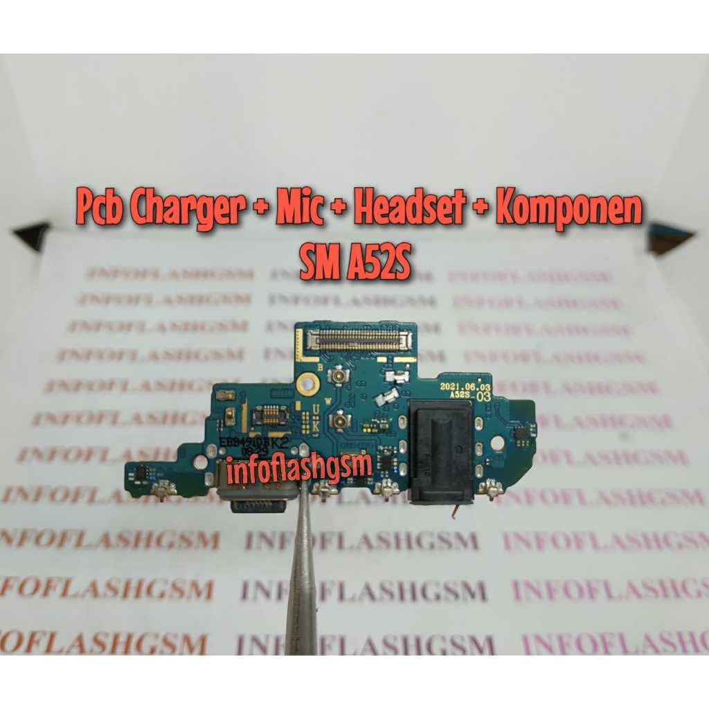 Flexibel Pcb Board Connector Charger Mic Komponen Samsung A52S