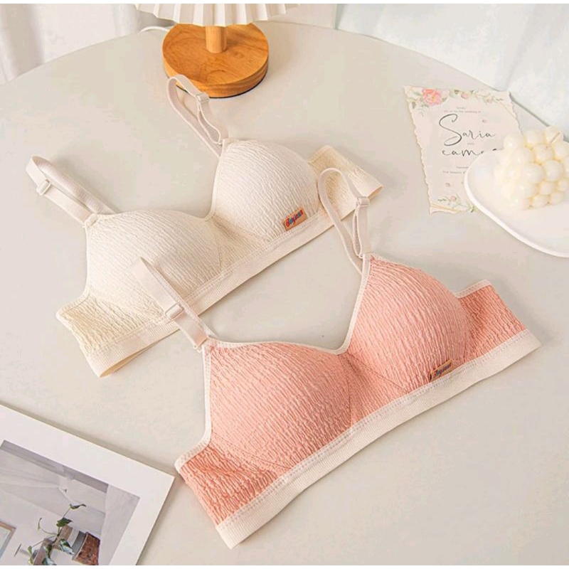 Bra Remaja Tanpa Kawat Tali bisa dilepas Size 34/75