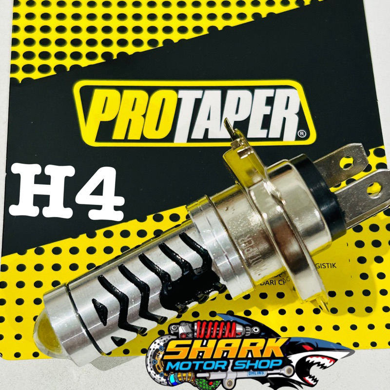 Lampu depan H4 motor LED LASER GUN Bohlam depan PROTAPER - H4