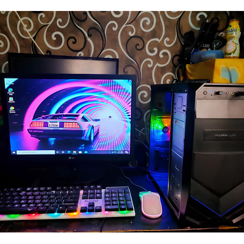 PC GAMING KOMPUTER RAKITAN AMD A6 6400K RAM 8GB SSD128GB