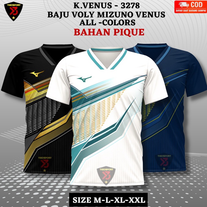 Best Product BAJU VOLLY KEREN PRIA DAN WANITA MURAH  JERSEY VOLY MIZUNO FULL PRINTING  KAOS VOLI TER
