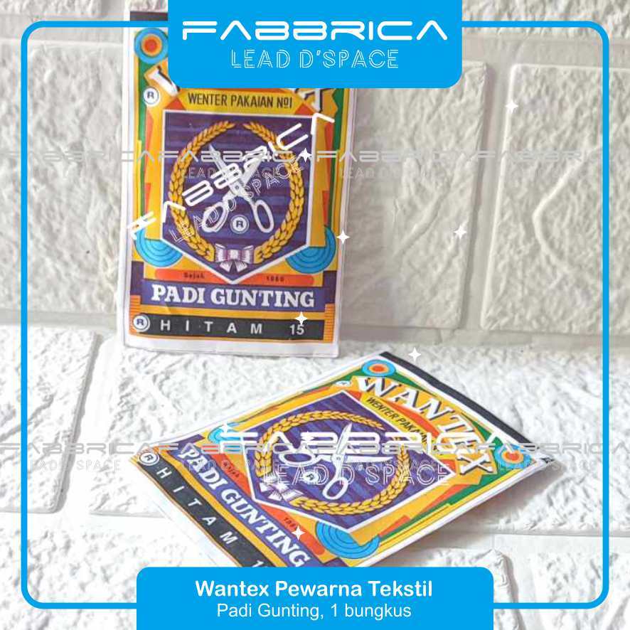 Fabbrica - WANTEX MERK PADI GUNTING Pewarna Tekstil Pewarna Kain Baju Sepatu Tas DIY