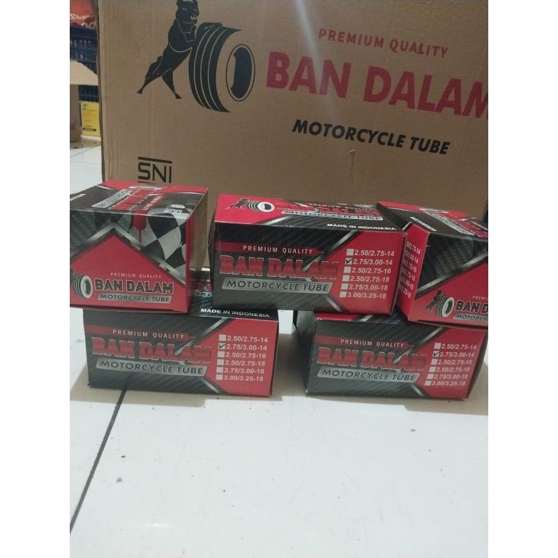 BAN DALAM MOTOR MERK PITBULL UKURAN 275/300-14