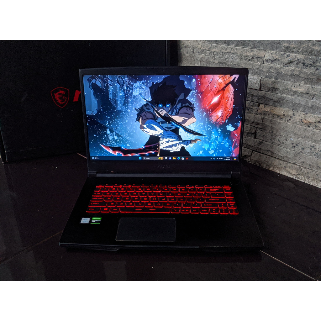 Laptop Gaming MSI GF63 Thin 9RCX | Core i5 Gen 9 | GTX 1050 TI | 16 GB RAM