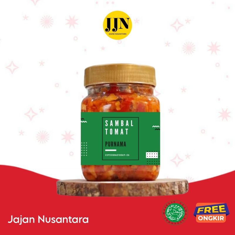

SAMBAL PURNAMA I Sambel tomat ulek rumahan siap saji instan