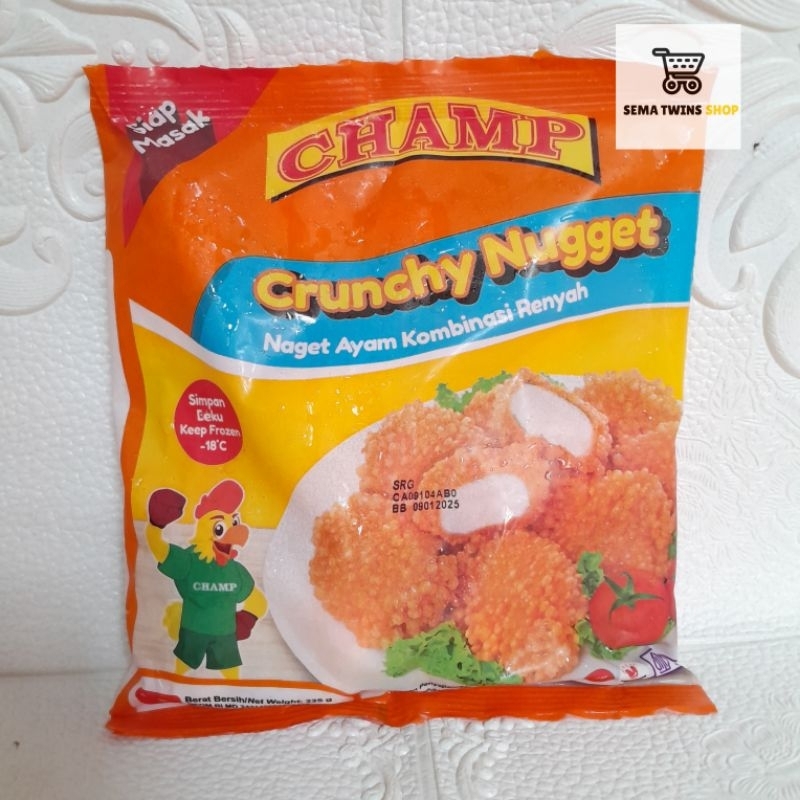 

Champ NAGET CRUNCHY NUGGET 225gr