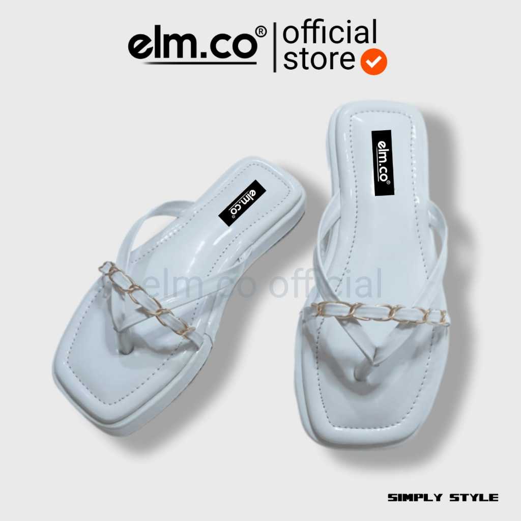 elm.co [ COD ] Sandal wanita flatform jelly sendal kekinian keren viral eff10